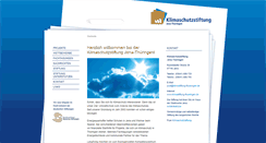 Desktop Screenshot of klimastiftung-thueringen.de